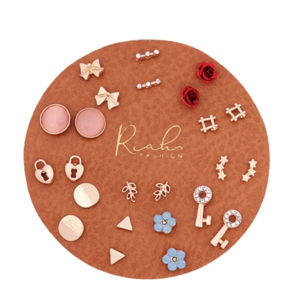 Mini Gold Stud Earring Set